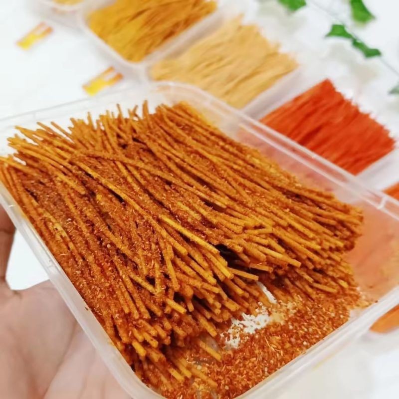 

Mie lidi ijuk kecil-kecil kemasan box 500ml berat 100gram