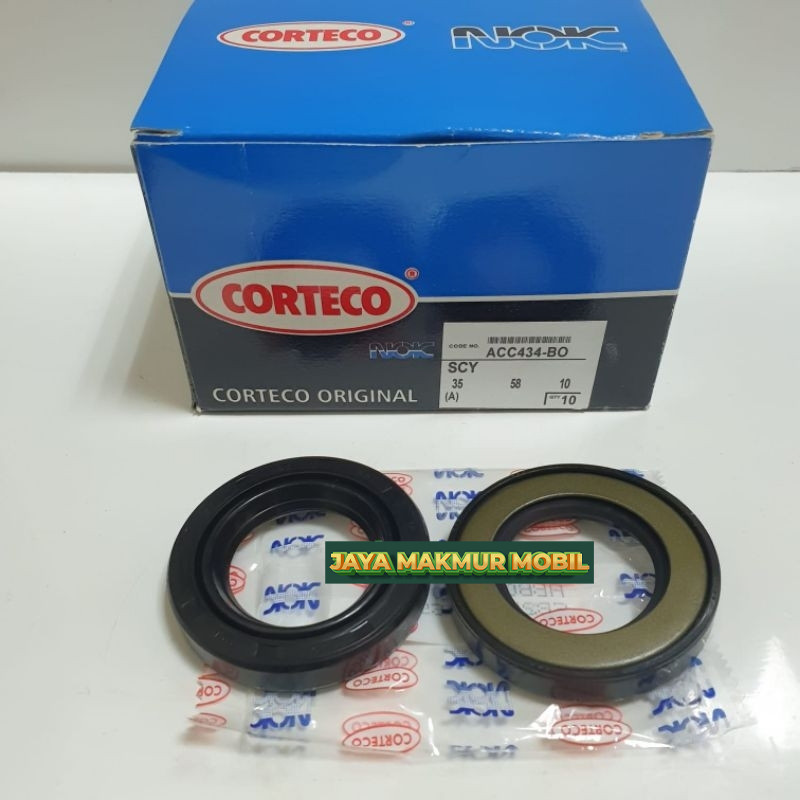 SEAL RODA BELAKANG DALAM L300 DIESEL L300 BENSIN NOK CORTECO ASLI SCY 35X58X10