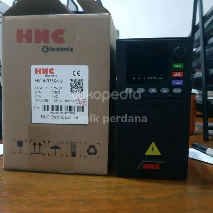 HNC inverter HV10-5R5G3, power 7.5HP 380V 3Phase /Standar Duty.
