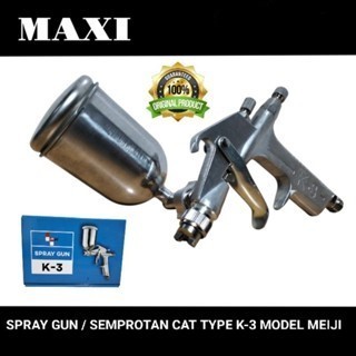 Maxi spray gun / semprotan cat type K-3 tabung 200ml model meiji