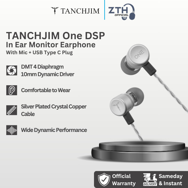 Tanchjim One 10mm DMT4 Dynamic Driver In Ear Monitor Earphone