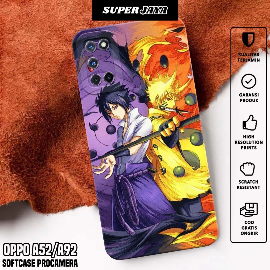 Case OPPO A52 / OPPO A92 - Softcase Hp OPPO A92 / OPPO A52 Motif Anime NRT - Casing Hp OPPO A52 - Si