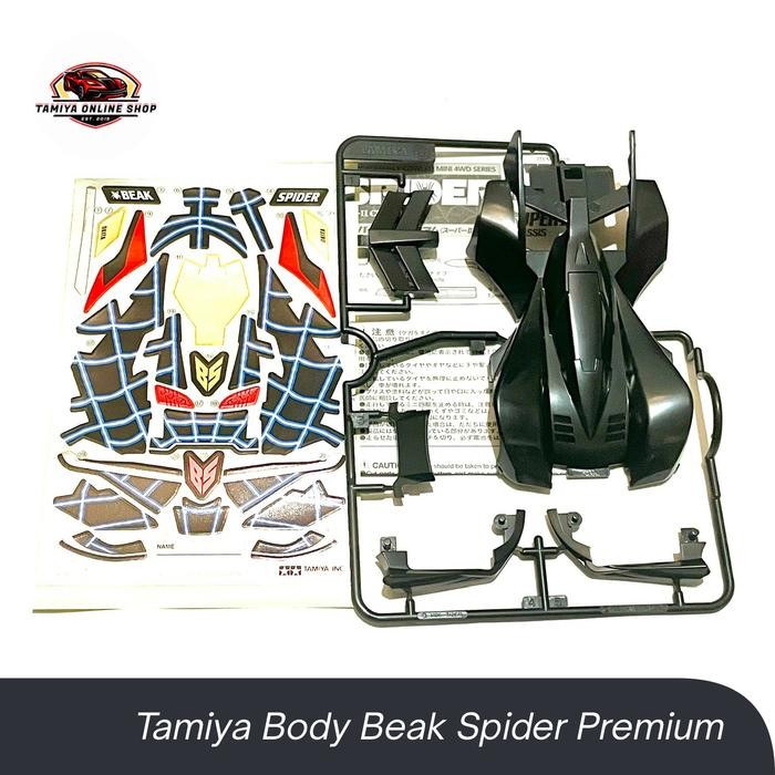 Tamiya 19439 Body Beak Spider Premium Original Tamiya Super 2 Chassis + Decal