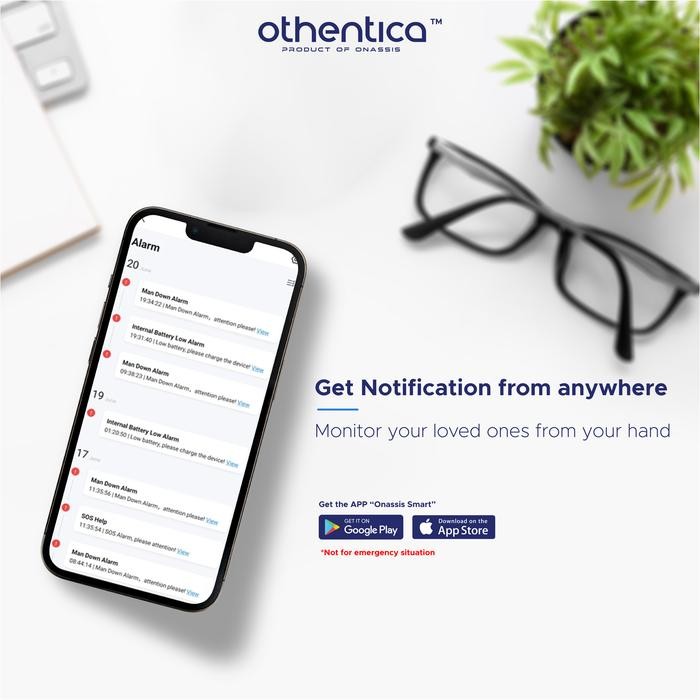 

OTHENTICA SOS PANIC BUTTON EMERGENCY WIFI - SOS + ALARMSale