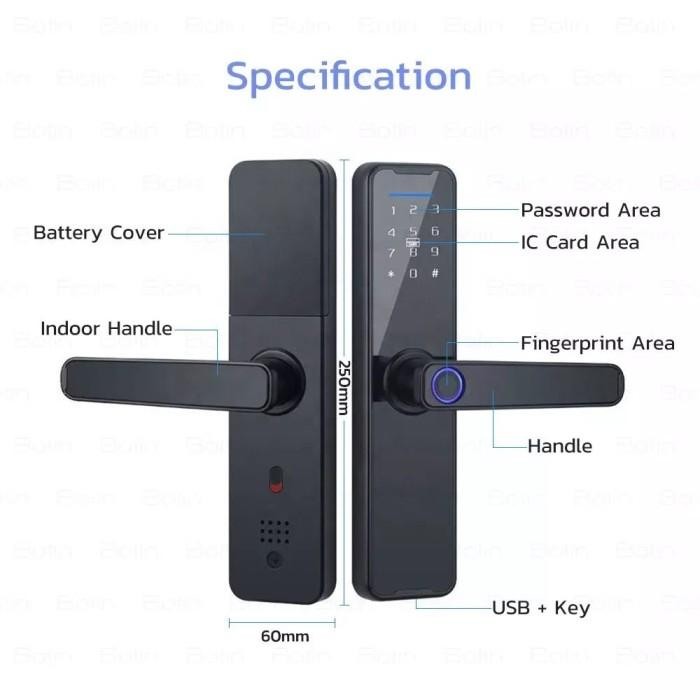 

Smart Door Lock Access TUYA WIFI - Smart Door LockSale