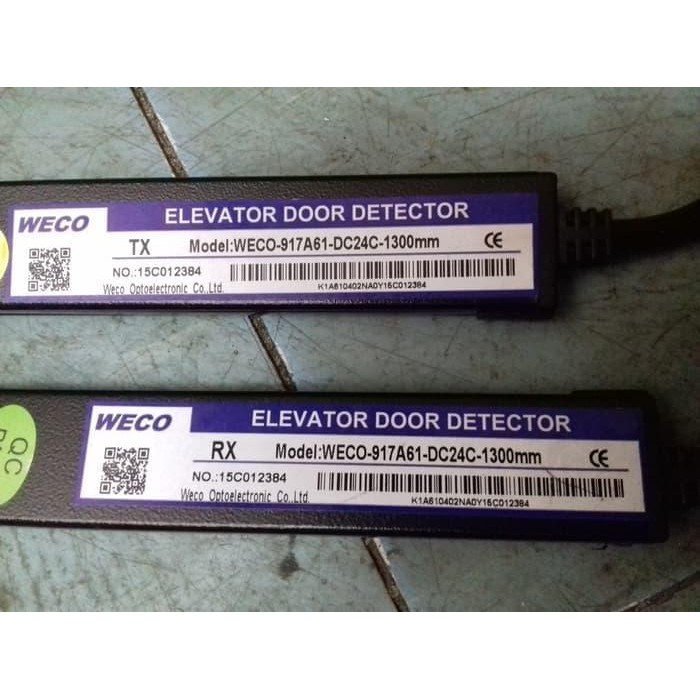 

sensor pintu elevator door detector weco 917A61 DC24 barang lelangan
