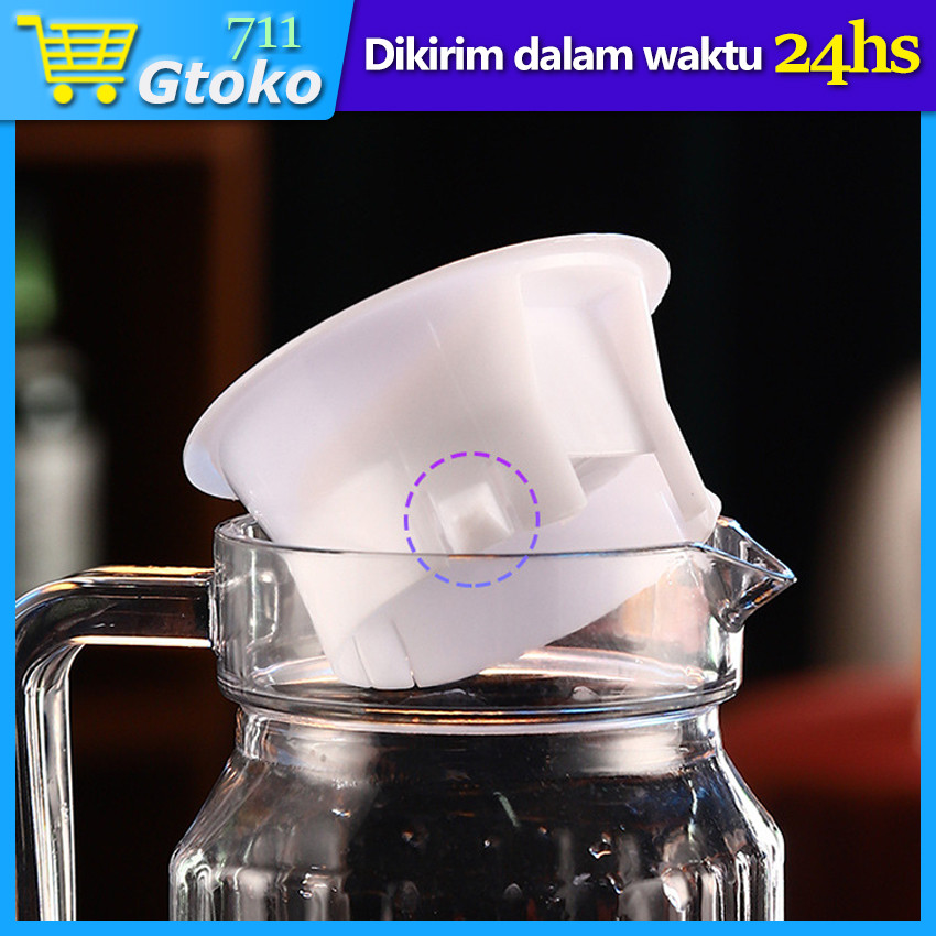 Tutup Akrilik Water Jug Pitcher Kaca Teko Air Minum