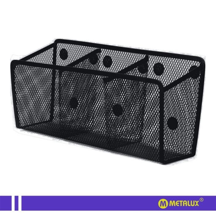 

METALUX GION - Tempat Alat Tulis Magnetik | Magnetic Office Desk Organizer | Magnetic Pen Holder - GION 1 BLACK