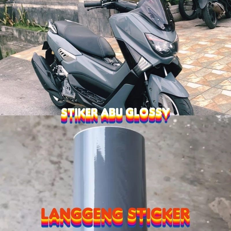 COD Skotlet abu glossy doff scotlite grey untuk motor