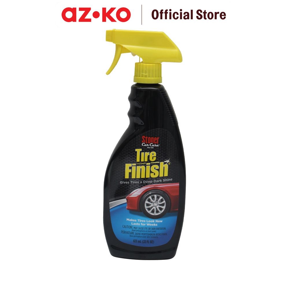 AZKO Stoner 643 ml Shine Tire Finish Cairan Spray Pembersih Ban Mobil Tire Shine Car Cleaner Perawat