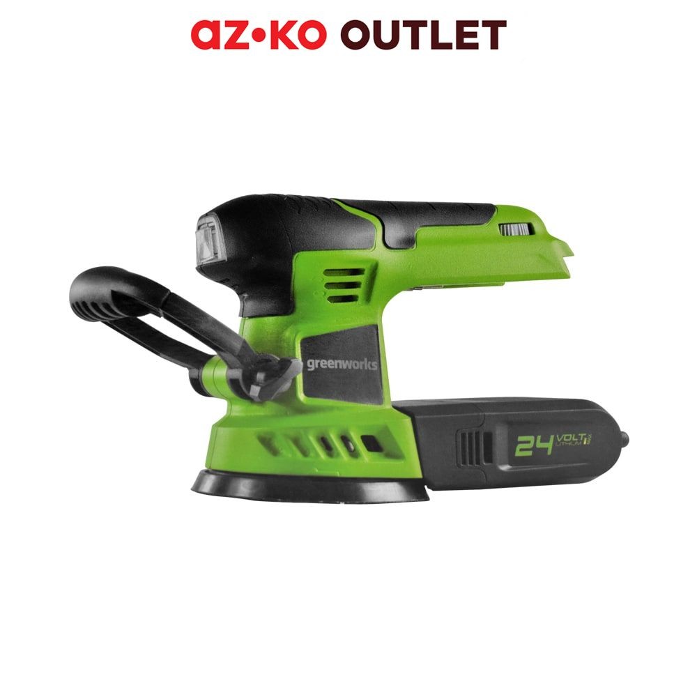 Greenworks Mesin Amplas Kayu Orbital 12.5 cm 24V Disc Sander Alat Amplas Penghalus Kayu Mesin Pengha