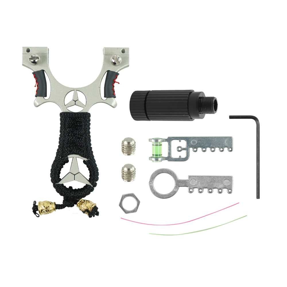 Ketapel Laser Full Stainless Steel Slingshoot Berburu / Katapel Slingshot Leser Hunting Catapult Mer
