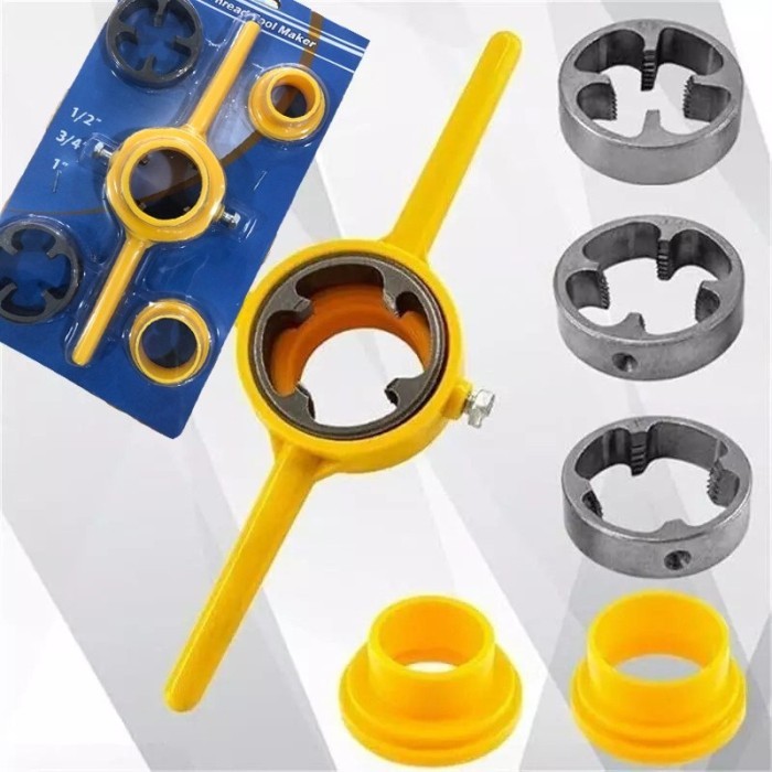 

pipe threader alat pembuat ulir pada pipa pvc