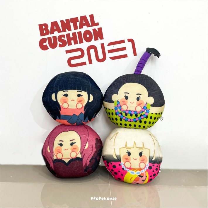 Bantal Boneka Bola 2Ne1 Cushion  Kpop Kpopers Cosplay Minzy Cl Park Bom Sandara Park  Mini Tidur Dol
