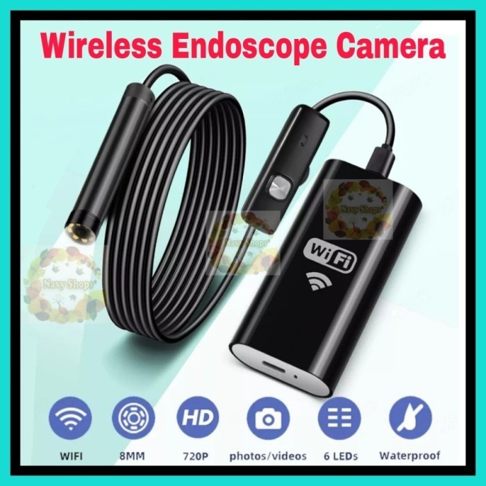 Promo Wifi Kamera Endoscope HD 720P - Endoscope Mini Kamera Wifi - WIFI ENDOSCOPE