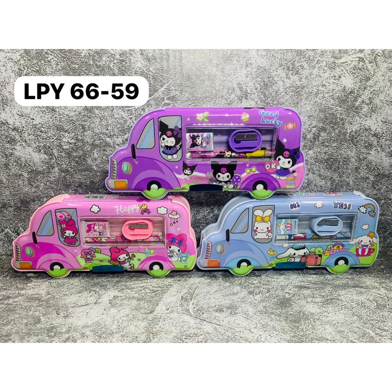

(GAT) TEMPAT PENSIL /KOTAK PENSIL SANRIO SET LENGKAP / TEMPAT PENSIL KUROMI CINAMONROLL