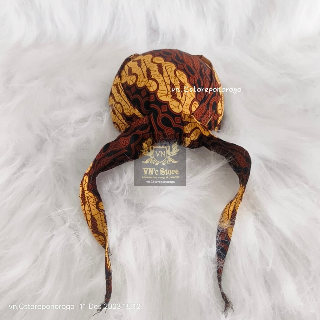 promoo BLANGKON ANAK BATIK / blangkon / udeng / udeng bali / barongan / reog / pecut bopo / kendang 