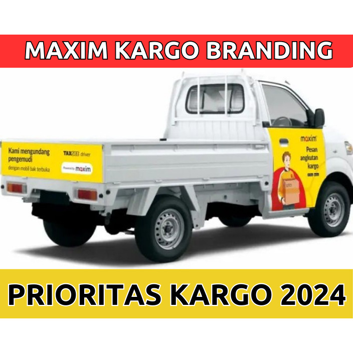 STIKER MAXIM PRIORITAS KARGO 2024