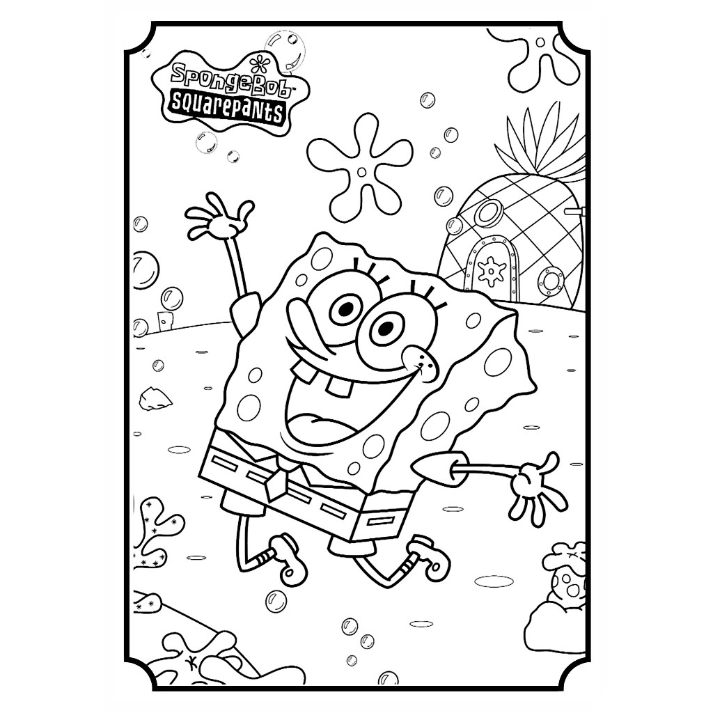

Lembar Kertas Gambar Mewarnai Tema SPONGEBOB ISI 20 PCS Toys Anak /Lembar Kertas Mewarnai Alfabeth Kertas Size A4