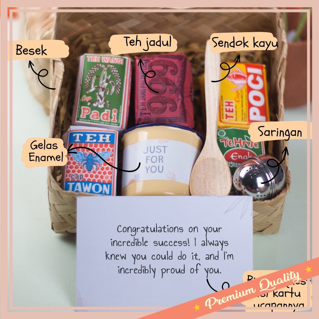 

SOuvenir Kado Hampers Wedding nikah Lebaran Murah / Hampers Parcel RAMADHAN Gift Kado Unik Teh Jadul