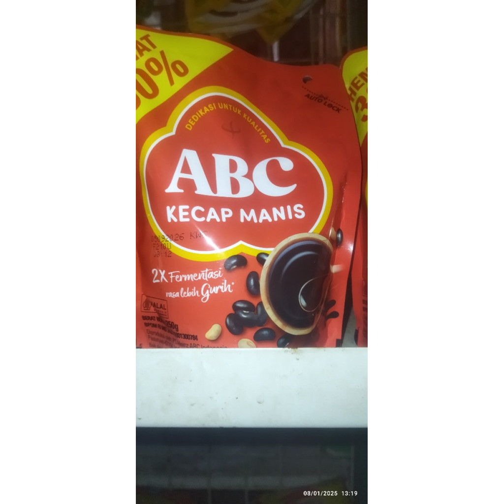 

ABC kecap manis 250gr refill pch