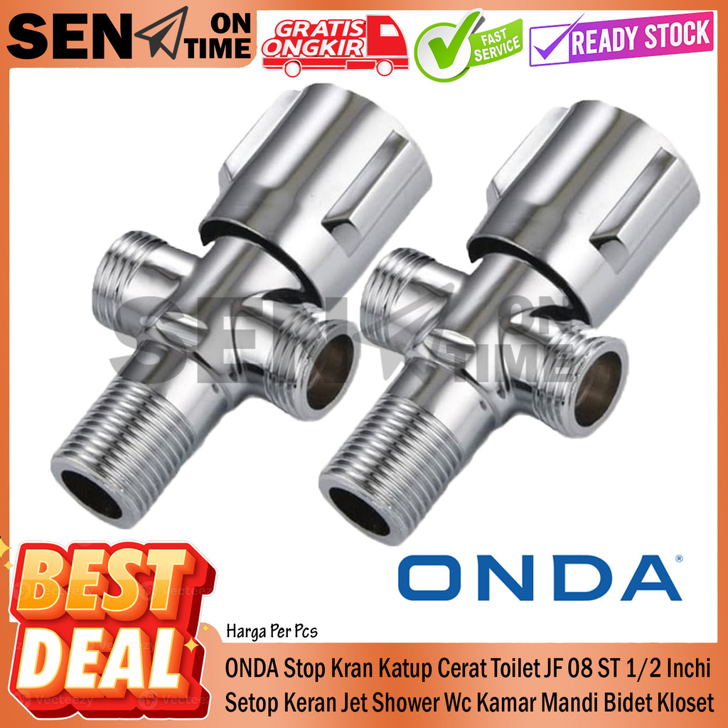 Keran Sower Air Shower Jf 08 St 1/2 Inchi Cabang T Bidet Kloset Closet Closed Keloset Celoset Te Tee