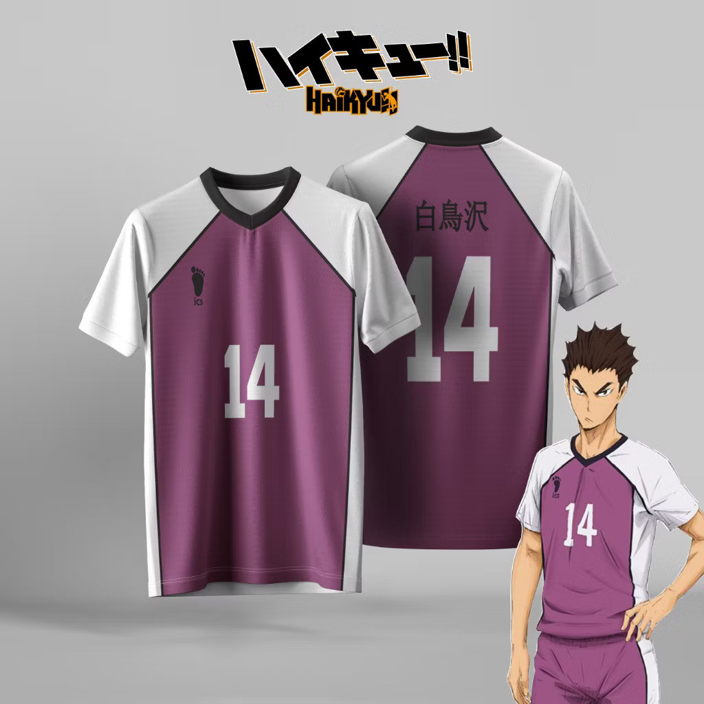 BAJU JERSEY HAIKYU ANIME / JERSEY VOLI HAIKYU / JERSEY ANIME HAIKYU / ANIME HAIKYU / GRATIS NAMA DAN
