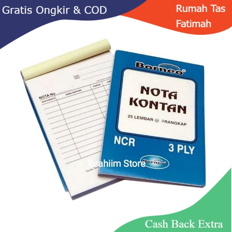 

Promo NOTA KONTAN BORNEO 3 PLY MURAH NOTA KONTAN 3 PLY BORNEO MURAH By Rumah Tas Fatimah