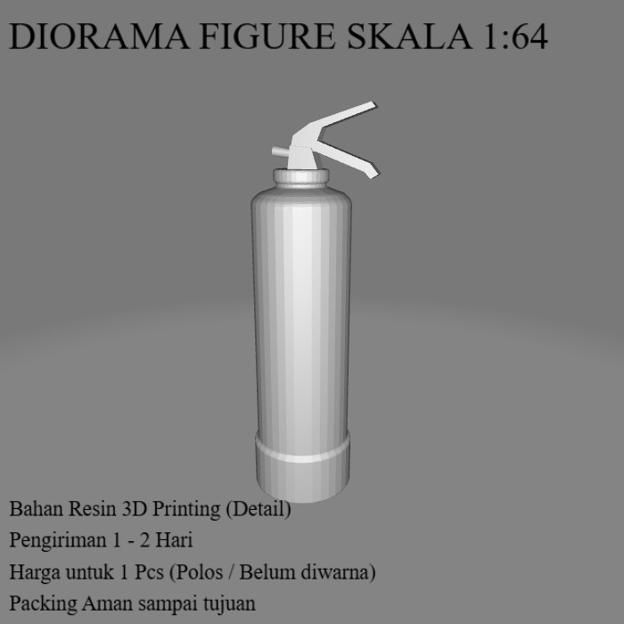 Diorama Diecast APAR Alat Pemadam Api Ringan Miniatur