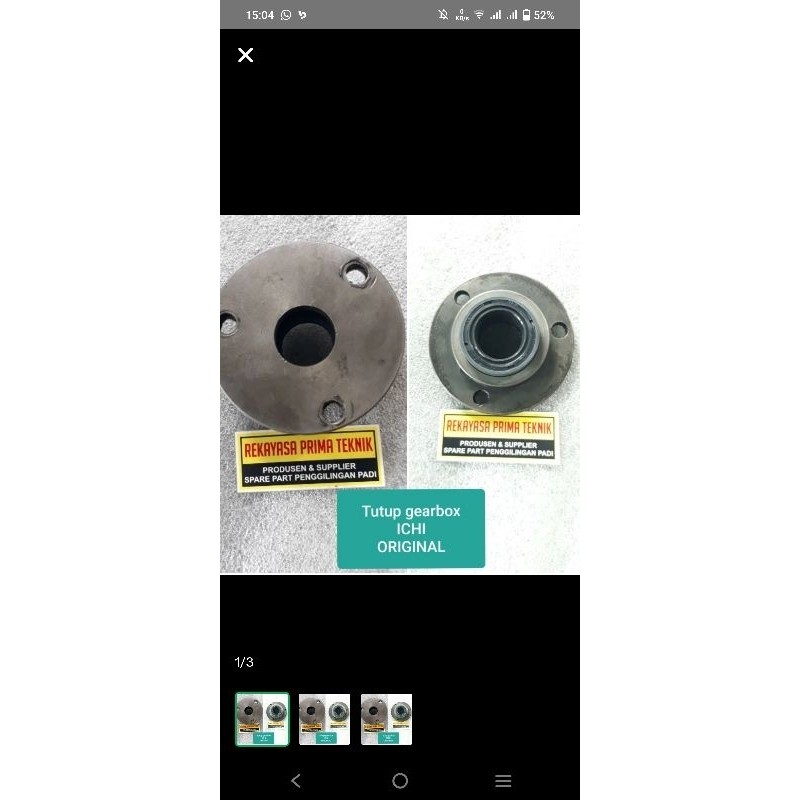 Tutup As girbok gearbox ICHI N50 N70 N120 NL12 NL15 NL25 Ready Stok Bisa langsung diorder