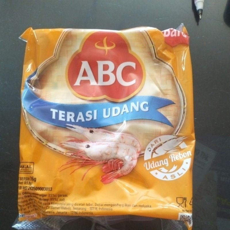 

ABC Terasi udang isi 20pcs x 3,8gr