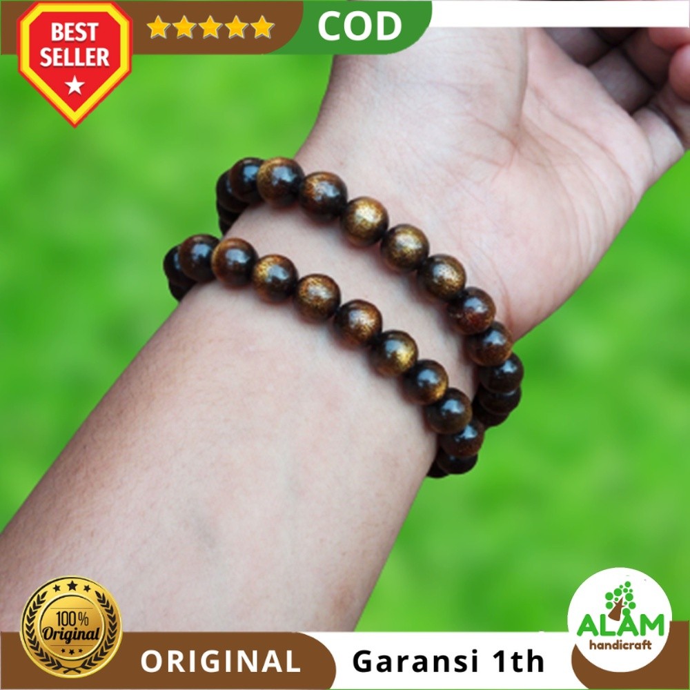 Gelang Akar Bahar Emas Asli