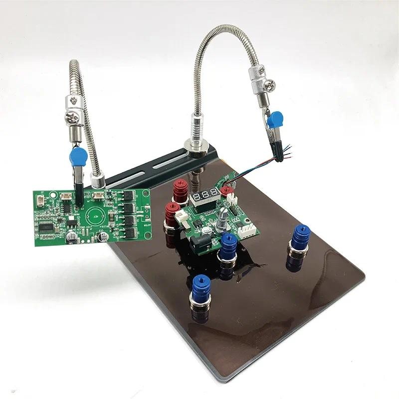 Magnetic PCB Clamp Strong Magnetic Card Holder Soldering Station Fixing Clamp Circuit Board Universa