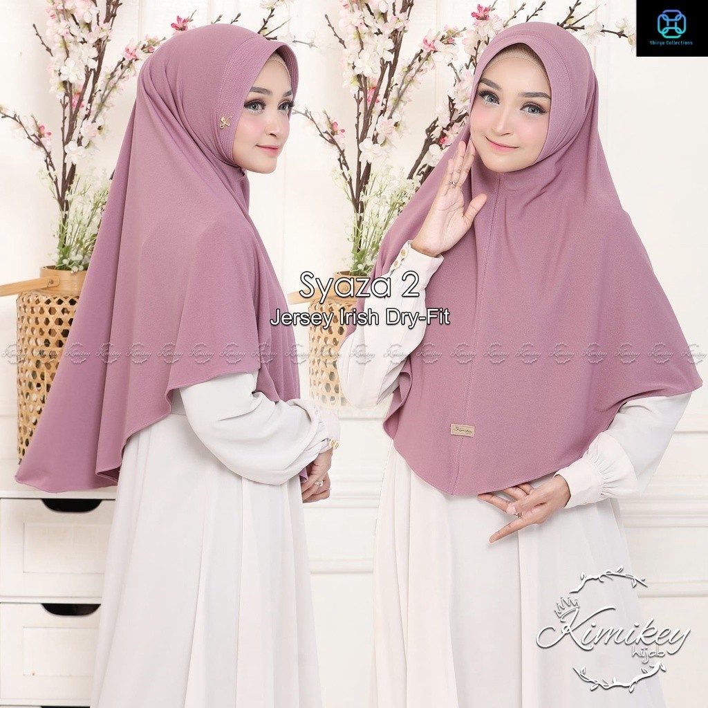 HIJAB INSTAN JUMBO BY KIMIKEY HIJAB ORI MENUTUP DADA - SYAZA