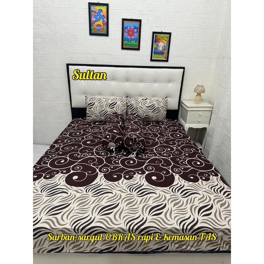 Sprei Motif Batik Jadul Solo Pekalongan Terbaru Sulthan Ukuran 180x200 160x200 200x200 bahan adem