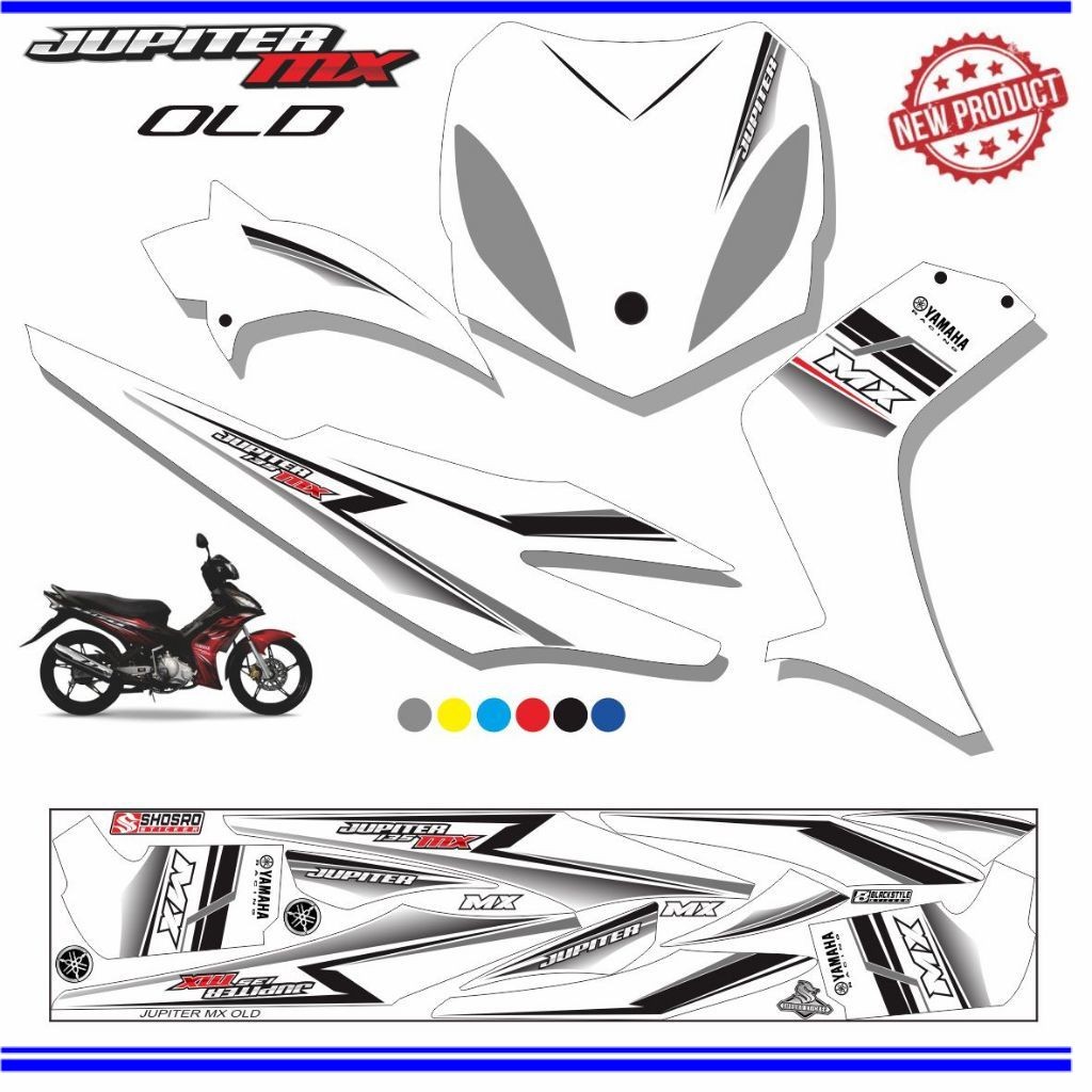 COD- STIKER STRIPING JUPITER MX OLD VARIASI / STRIPING JUPITER MX VARIASI