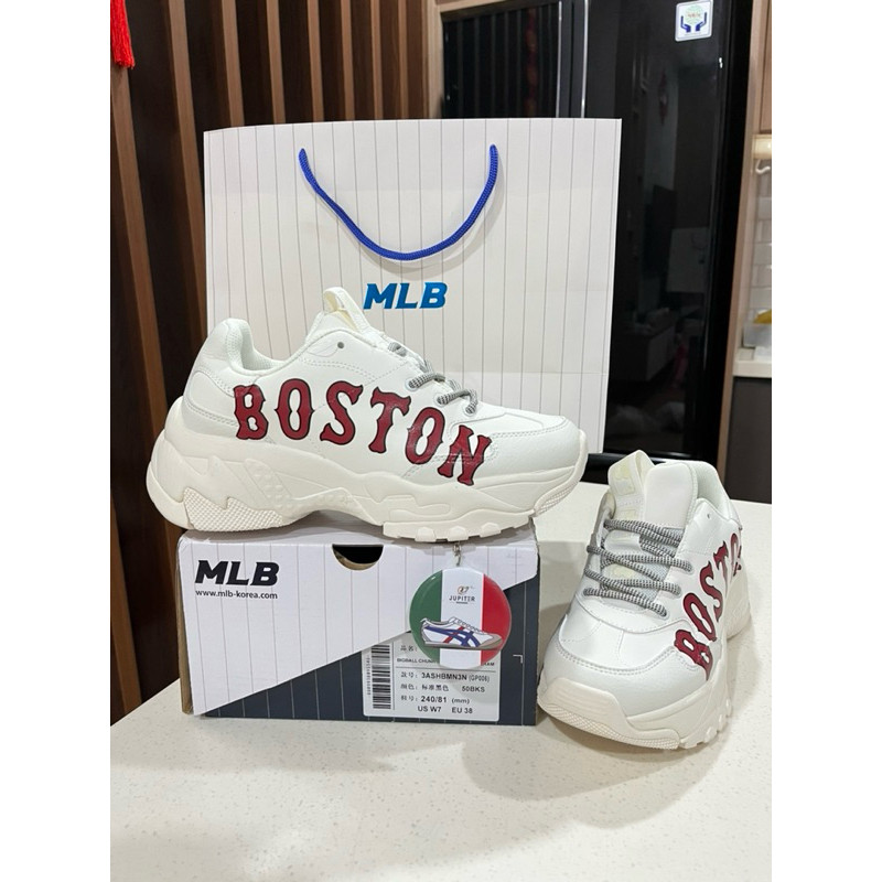 Sepatu MLB BIG BALL CHUNKY P BOSTON RED SOX SNEAKERS