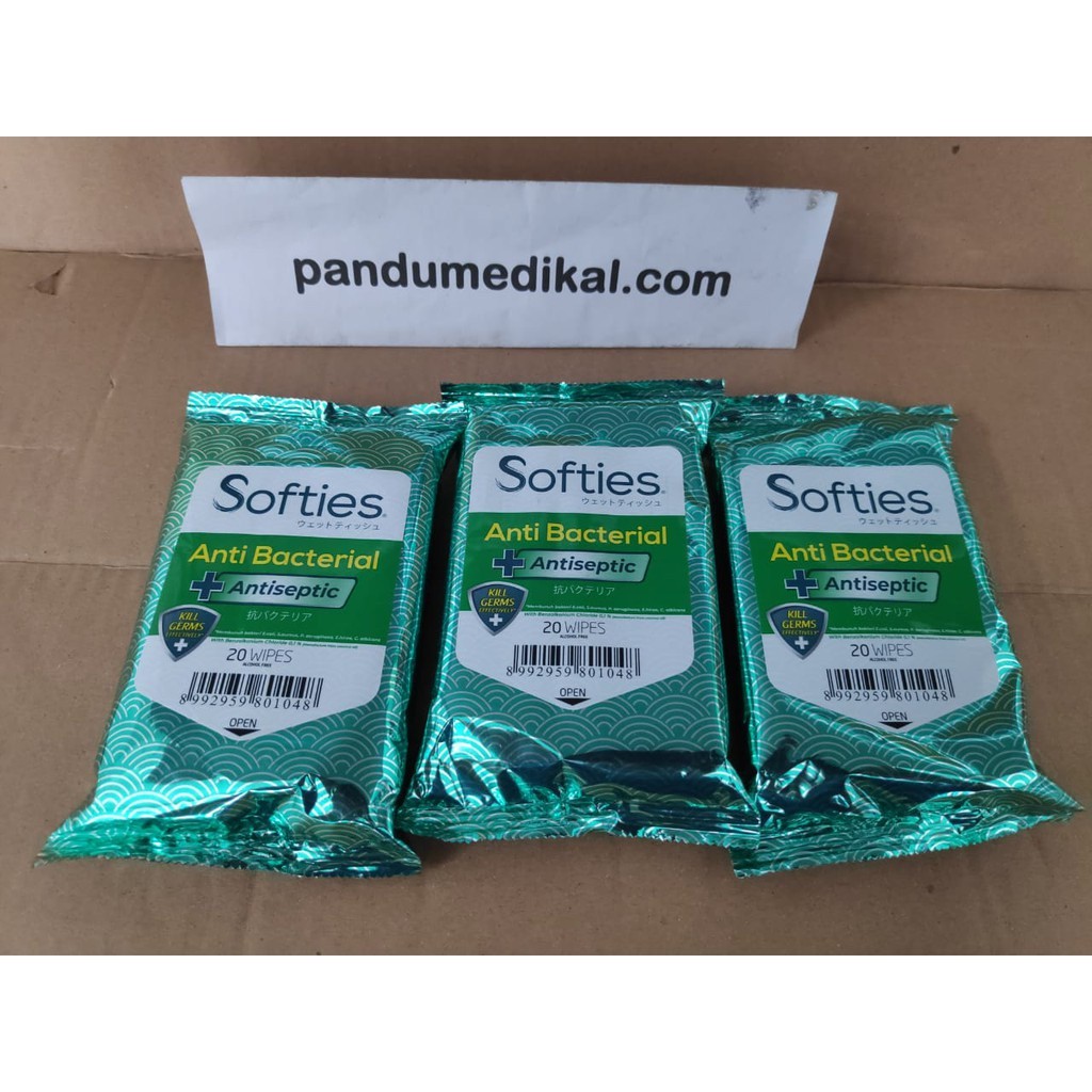 Tisu Basah Antiseptik Softies