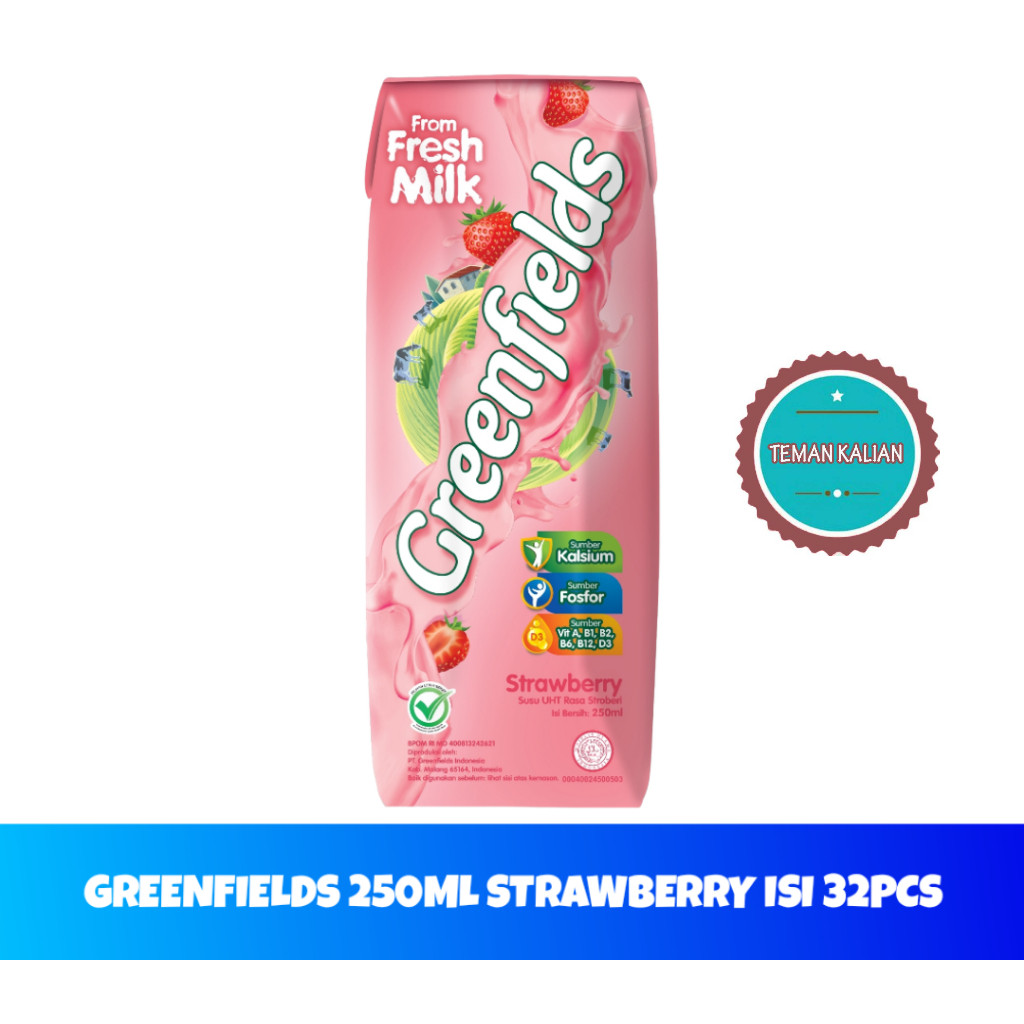 

Greenfields 250ml strawberry 1 Karton isi 32pcs
