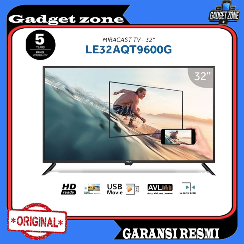 TV Aqua 32in digital TV + bisa miror dari hape / miracast garansi resmi