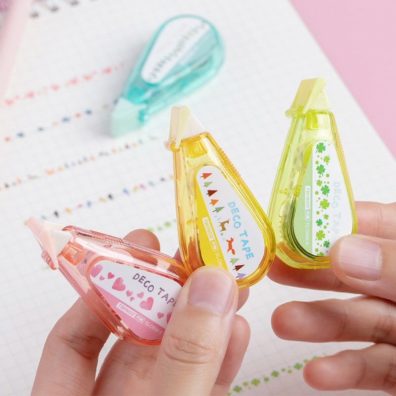 

Cute Color Transparent Shell Lace Correction Tape Scrapbook DIY Decorative Materials Student Stationery Girl School Supplies