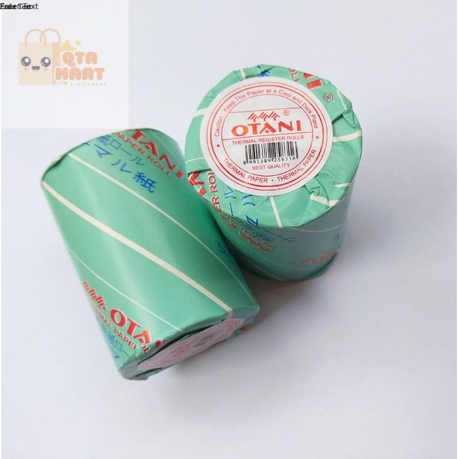 

KERTAS PRINTER KASIR THERMAL REGISTER 57X47 OTANI THERMAL PAPER KASIR TERMAL ROLL SATUAN