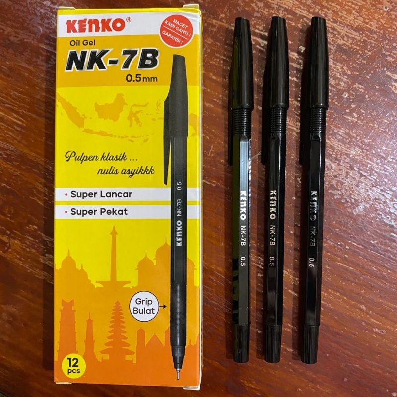 

bisa COD / ojek / instan pekanbaru / Pena KENKO NK-7B 12PCS