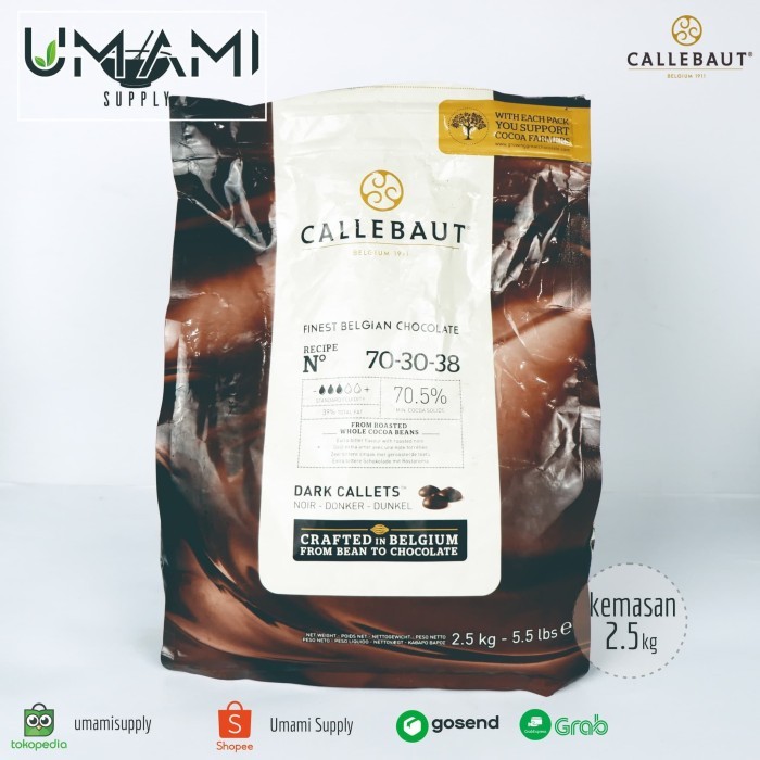 

Callebaut 70-30-38 - Dark Chocolate 70.5% - REPACK 250gr