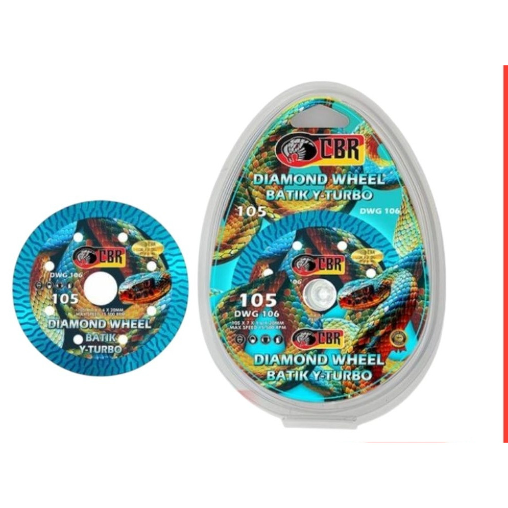 CBR DIAMOND WHEEL TURBO Y 4" INCH MATA PISAU POTONG KERAMIK MATA POTONG GRANIT TURBO Y