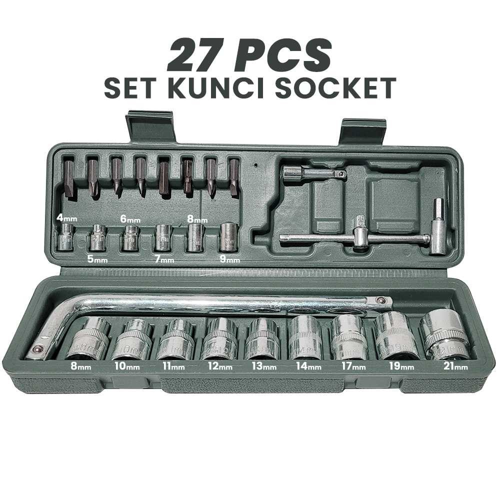Kunci Shock / Kunci Socket / Kunci Sok Set Terlaris / Kunci Set Motor
