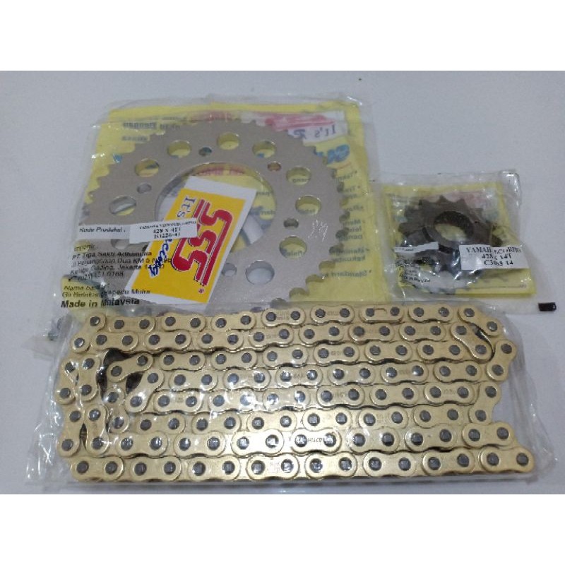 gir gear set sss 428 415 rantai gold random Scorpio/scorpio Z