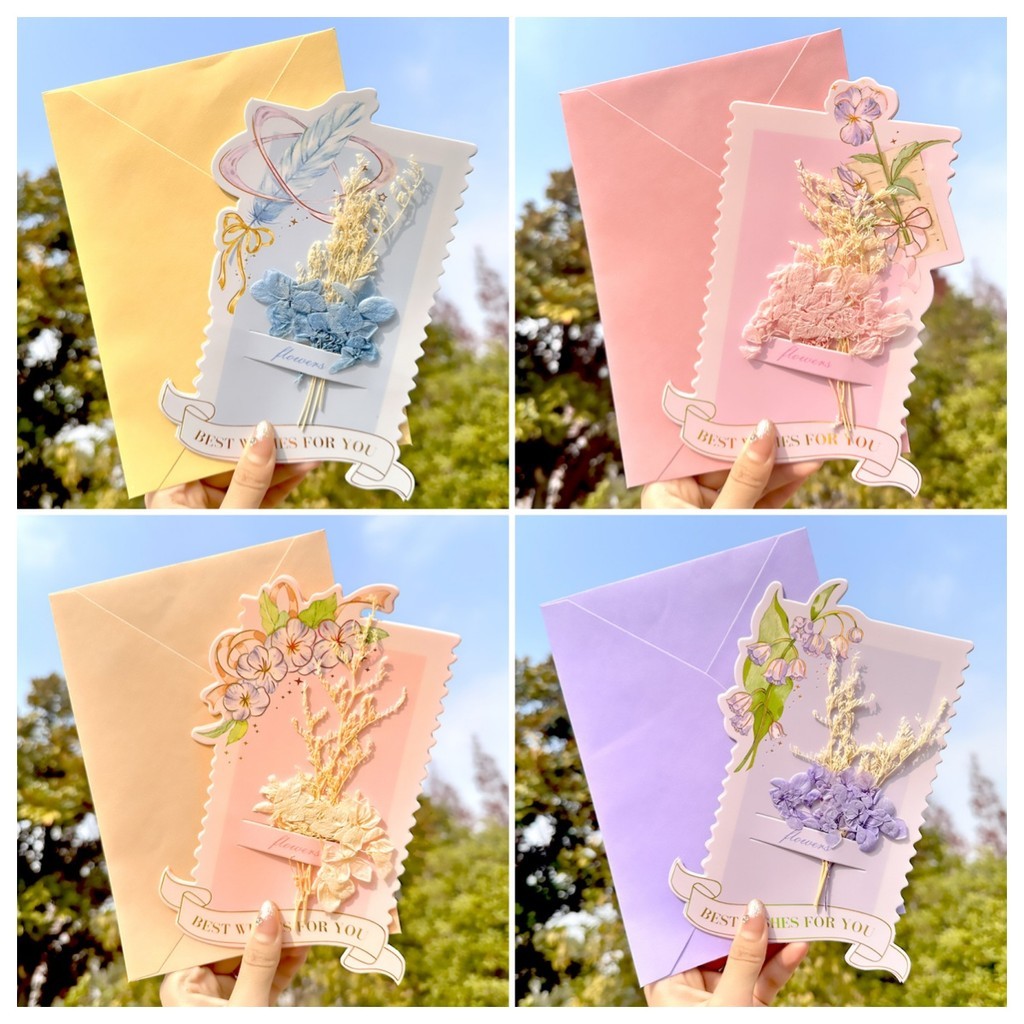 Bouquet Card/Amplop 3D-KartuUcapan UlangTahun/Pernikahan / Birthday Card / Wedding Card / Greeting C