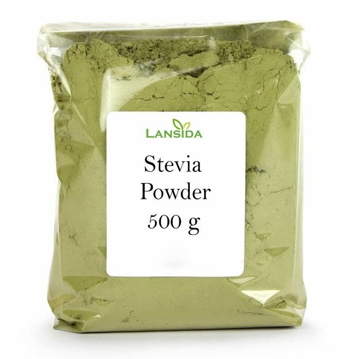 

Serbuk Daun Stevia Murni 500 g Bubuk Daun Manis Alami Pengganti Gula