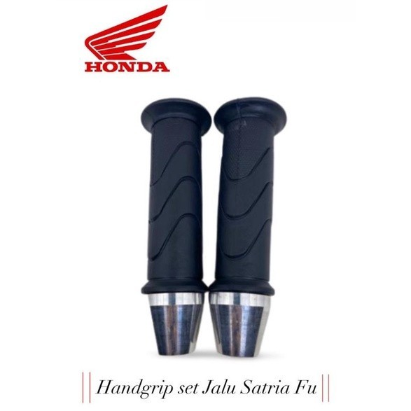 GRIP HANDGRIP MODEL ORI HONDA SET JALU STANG SATRIA FU CHROME CR16 Variasi